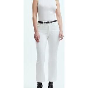 Madewell Curvy Kick Out Crop Jean Size 24 NWT